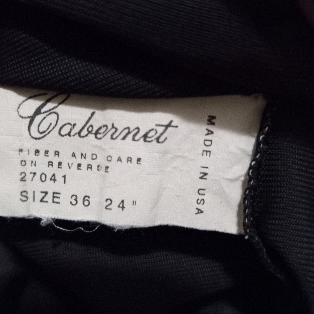 Cabernet 36 Full Black Lace Trimmed Slip - Picture 10 of 11